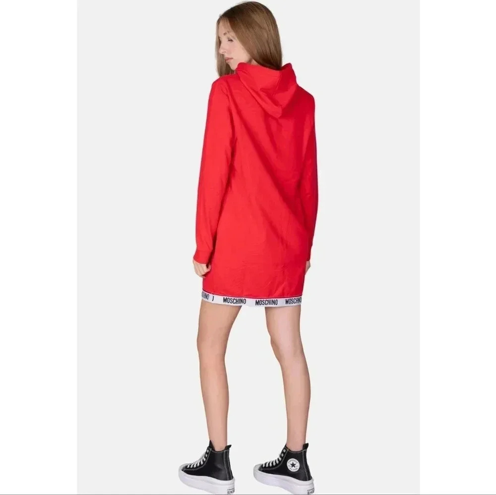 Moschino Underwear Orange/Red Sweatshirt Dress - Picture 3 of 12